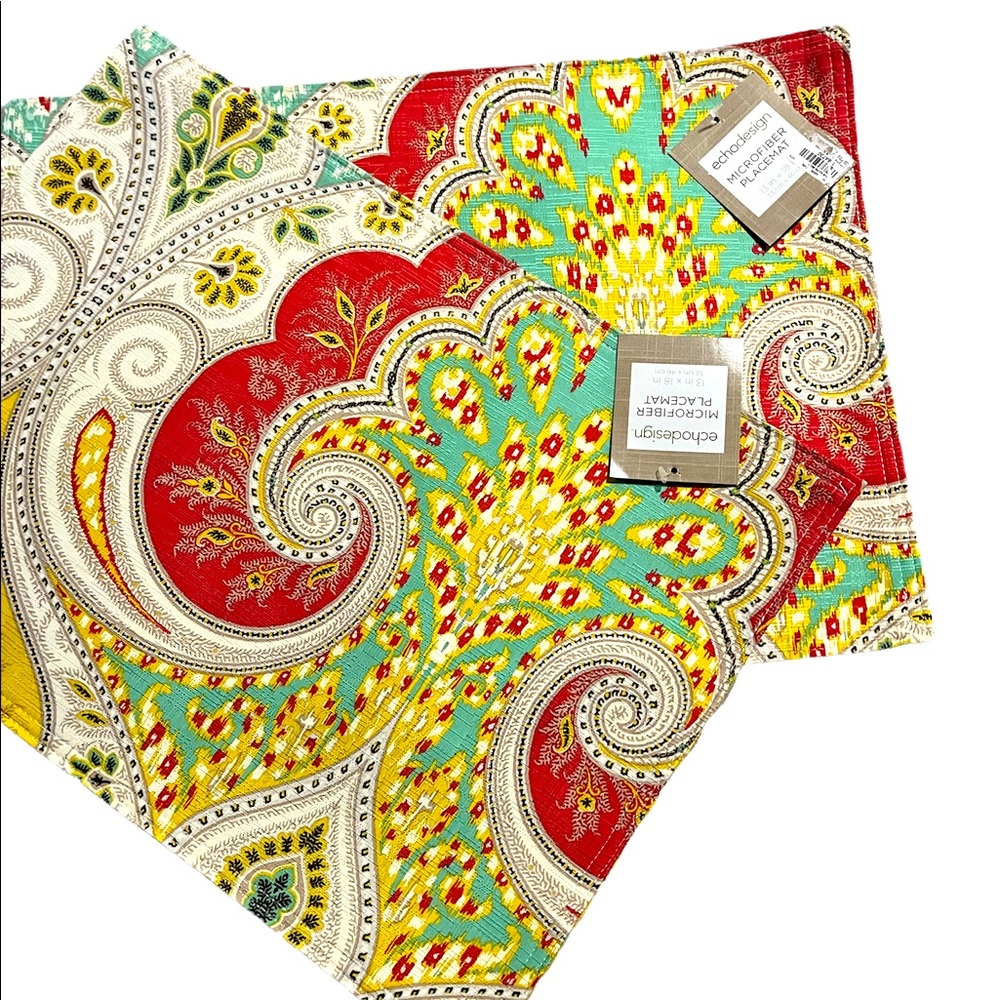Echodesign microfiber placement. Set of 4.